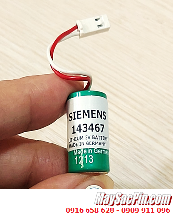 Siemens 143467 _Pin nuôi nguồn Siemens 143467 lithium 3.0v 1/2AA 950mAh _Xuất xứ Đức